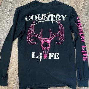 Country life long sleeve t-shirt